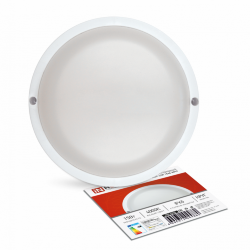 Светильник светодиодный герметичный СПП 1540-КРУГ 15Вт 4000К 1350Лм IP65 140мм IN HOME