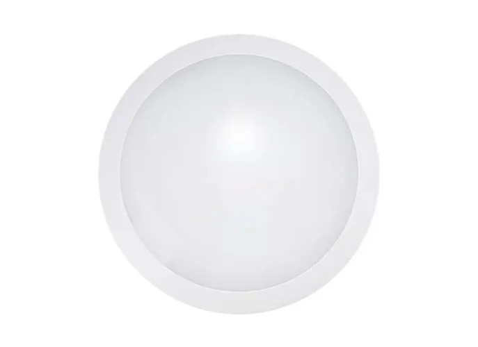 Светильник светодиодный WP 25 C 15W OP 940 D300 WH 300х300х93мм 15Вт 4000К IP66 пылевлагозащ. ЖКХ бел. Русский Свет 15072523329 - фото