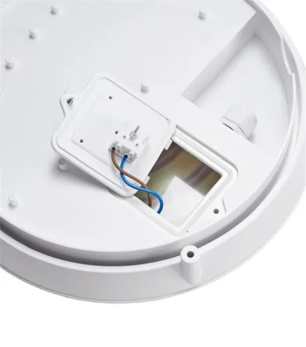 Светильник светодиодный WP 25 C 15W OP 940 D300 WH 300х300х93мм 15Вт 4000К IP66 пылевлагозащ. ЖКХ бел. Русский Свет 15072523329 - фото 4