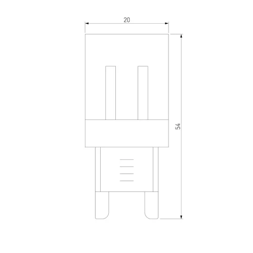 Светодиодная лампа JCD 9W 220V 3300K G9 BLG903 - фото 2
