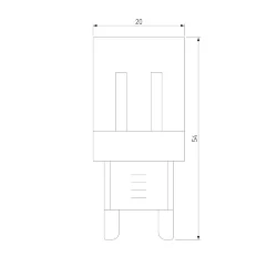 Светодиодная лампа JCD 9W 220V 3300K G9 BLG903 (049860)