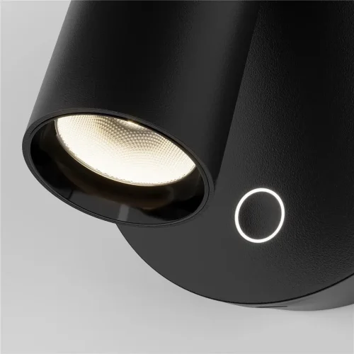 Настенный светильник (бра) Твист / Twist 3000К 3Вт (Черный) C079WL-L3B3K - фото 8