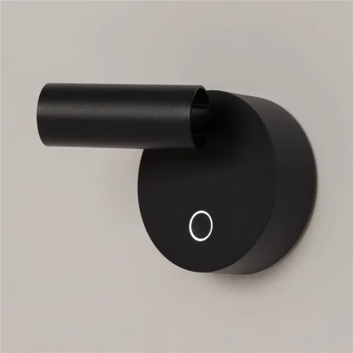 Настенный светильник (бра) Твист / Twist 3000К 3Вт (Черный) C079WL-L3B3K - фото 9