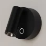 Настенный светильник (бра) Твист / Twist 3000К 3Вт (Черный) C079WL-L3B3K - фото 11