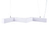 ULO-K19A 30W-4000K-Z30-120 IP40 WHITE Светильник линейный светодиодный подвесной, Зигзагообразный, профиль 50х70мм, Белый свет 4000K, 3000Лм, Алюминий, Цвет белый, TM Uniel - фото 2