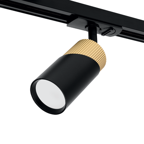 Трековый светильник WOLTA WTL-GU10/06BG под лампу GU10 Черный / Золотой DOLCE - фото 3.