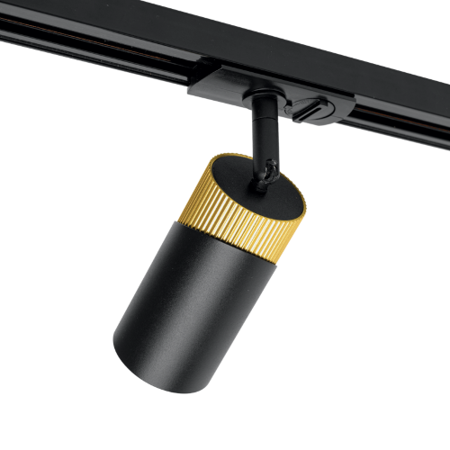 Трековый светильник WOLTA WTL-GU10/06BG под лампу GU10 Черный / Золотой DOLCE - фото 4.