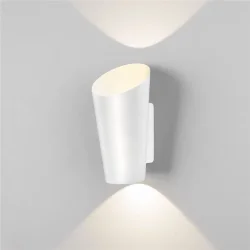Уличный настенный светодиодный светильник Tronc IP54 1539 TECHNO LED белый (053447)
