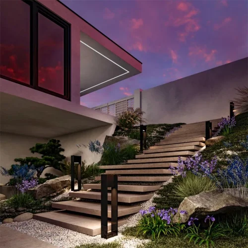 Ландшафтный светильник Gran 3000K 16Вт IP 54 (Графит) - фото 9