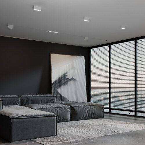 Светильник потолочный светодиодный 10W 4000K белый Block - Фото 2