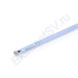 Светодиодная линейка 2835, 12 led, 220V, 6W, 450mm, D185, warm white