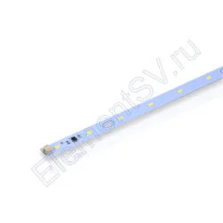 Светодиодная линейка 2835, 12 led, 220V, 6W, 450mm, D185, warm white