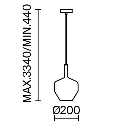 Подвесной светильник Duality E27х1 (Черный) - фото 7