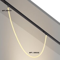 Трековый светильник "ГИБКИЙ НЕОН" для низковольтного шинопровода FLUM «Novotech» 359332, серия: RAMO (крепление к треку)
