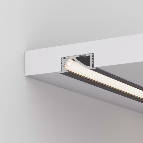 Профиль SL-BEVEL-W21-F-2000 ANOD BLACK (Arlight, Алюминий) - фото 4