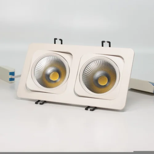 Светодиодный светильник встраиваемый 120.1 series white housing BW135 (20W,220V,day white) - фото I