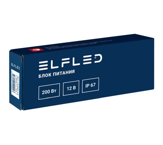 Блок питания герметичный компактный ELF, 12В, 200Вт, металл, IP67 - фото 6
