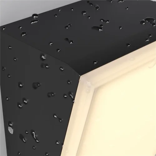 Настенный светильник (бра) Brick 3000K 10Вт IP 54 (Графит) - фото 11