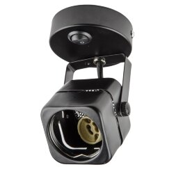 DLC-S613 GU10-B BLACK Светильник декоративный накладной, серия Sotto, Без лампы, цоколь GU10, Выкл, на корпусе, Металл, Черный, TM Fametto