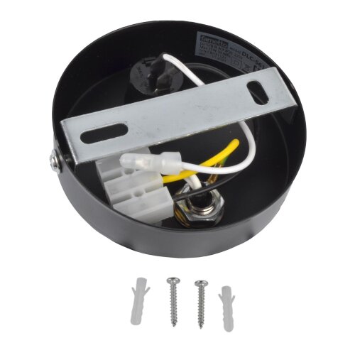 DLC-S613 GU10-B BLACK Светильник декоративный накладной, серия Sotto, Без лампы, цоколь GU10, Выкл, на корпусе, Металл, Черный, TM Fametto - фото 5