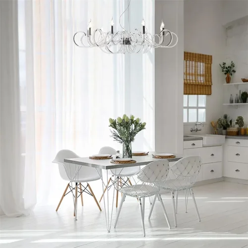 Подвесной светильник Atlanta E14х9 (Прозрачный) - фото 7