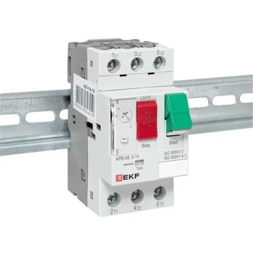 Выключатель автоматический для защиты двигателя АПД-32 9-14А EKF apd-me-14 - фото 2