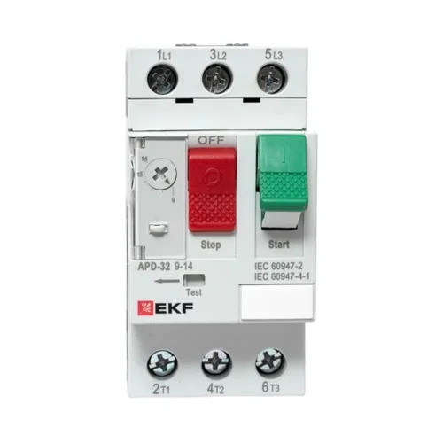 Выключатель автоматический для защиты двигателя АПД-32 9-14А EKF apd-me-14 - фото 3