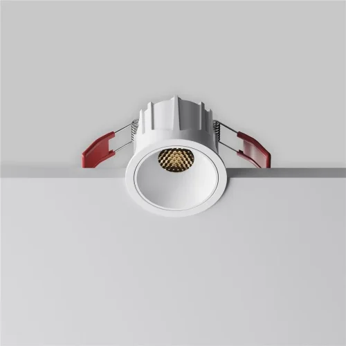 Встраиваемый светильник Альфа / Alfa LED 10 Вт 3000 К 60° (Белый) DL043-01-10W3K-RD-W-1 - фото 9