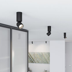 Светильник накладной поворотный светодиодный Spot 8W 4000K черный 25106/LED