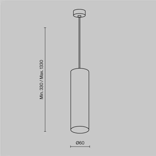 Подвесной светильник Focus GU10 1x10Вт (Матовое Золото) - фото 14