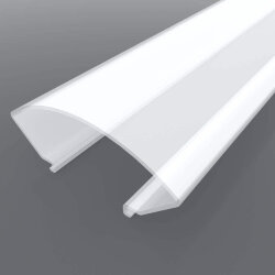 Рассеиватель поликарбонатный для профиля круглый LC-LRM-M31-2 матовый