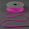 Односторонний Гибкий Неон 6х12мм Розовый 12В, IP65. Фото 1.