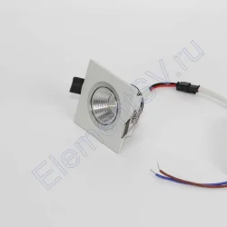 Светодиодный светильник встраиваемый 65 Series white housing BW302 (3W,220V,day white)