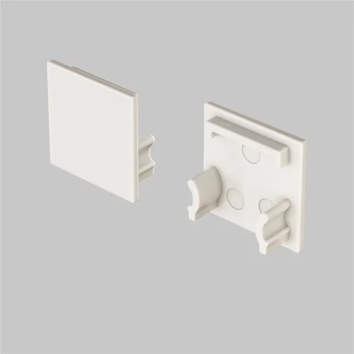 Комплект заглушек (для профиля 21×21) 10 шт., ALM007EC (Белый) - фото 4