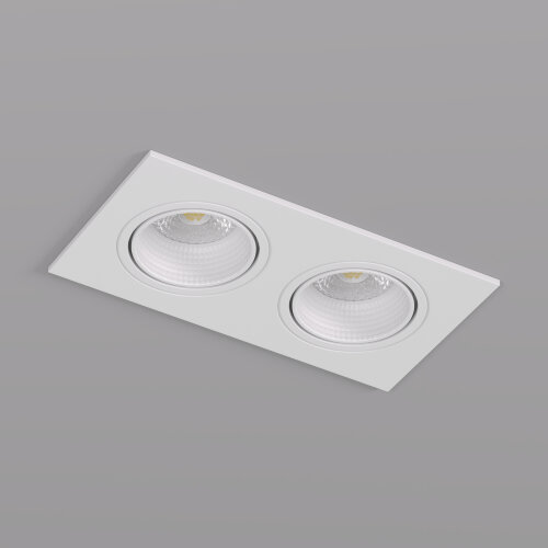 DK3072-WH Встраиваемый светильник, IP 20, 10 Вт, GU5.3, LED, белый/белый, пластик. Фото 3