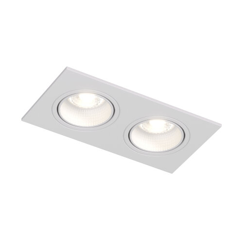 DK3072-WH Встраиваемый светильник, IP 20, 10 Вт, GU5.3, LED, белый/белый, пластик. Фото 7