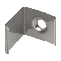 Комплект креплений (для профиля 16×16) 10 шт., ALM009MT (Хром)