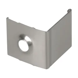 Комплект креплений (для профиля 16×16) 10 шт., ALM009MT (Хром)