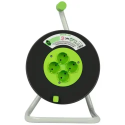 Удлинитель на пластик. катушке 4х15м без заземл. KAT-2x0.75-15m Greenline ПВС 2х0.75 Эра Б0065052