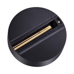 Трёхфазная чаша крепления, предназначена для стационарной фиксации прожекторов без использования шин «Novotech» 135073, дизайн: Хай-тек (накладной)