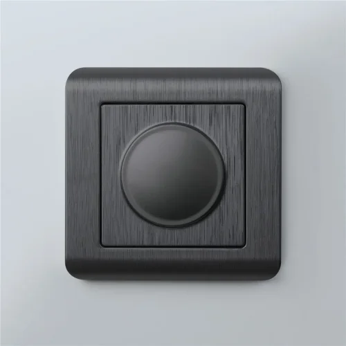 Рамка из поликарбоната на 1 пост Stream графит W0012104 - фото 3