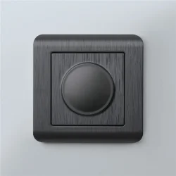 Рамка из поликарбоната на 1 пост Stream графит W0012104