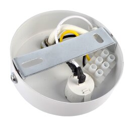 DLC-S612 GU10-B WHITE Светильник декоративный накладной, серия Sotto, Без лампы, цоколь GU10, Выкл, на корпусе, Металл, Белый, TM Fametto