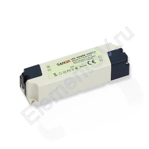 Блок питания CS-12-15W PC15-V12 (12V, 15W, 1,25A, IP40) - фото.