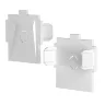 Комплект заглушек к встраиваемому шинопроводу Radity 2шт (Белый) - фото