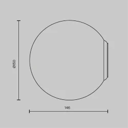 Настенный светильник (бра) Basic form E14х1 40Вт (Белый)