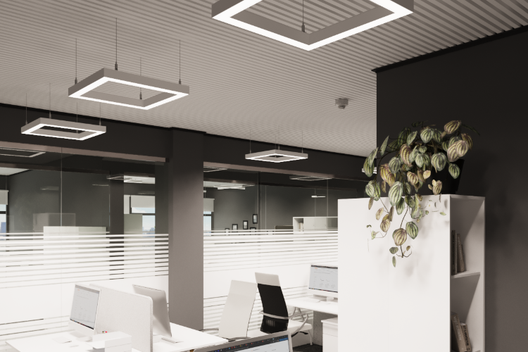 Светильник WOLTA PRO КОНТУР КВАДРО ДСО03-144-101-4К-Ч Матовый - фото 4.