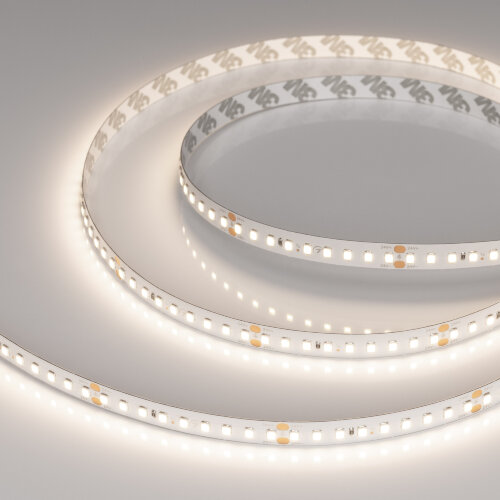 Светодиодная лента RT-A144-10mm 24V Day4000 (7.7 W/m, IP20, 2835, 5m) (Arlight, высок.эфф.200 лм/Вт) - фото 4