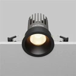 Встраиваемый светильник Омут / Dip 15 Вт 3000 К 50° (Черный) DL117-15W-3K-B