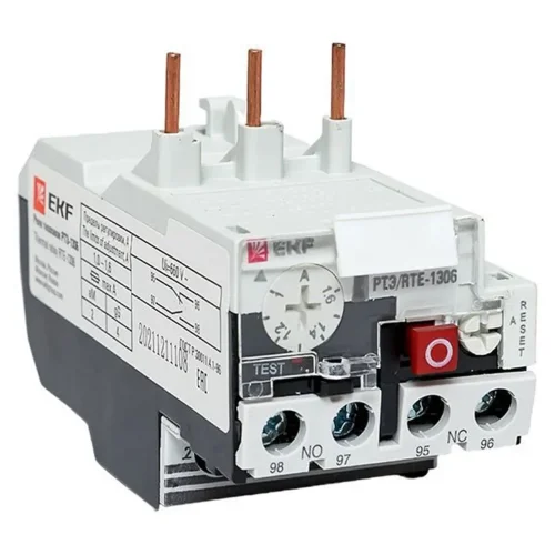 Реле тепл. РТЭ 1306 1-1.6А EKF rel-1306-1-1.6 - фото